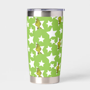 Grinch gluurde sterpatroon geïsoleerde drinkbeker