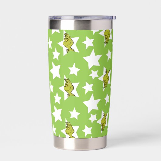 Grinch gluurde sterpatroon geïsoleerde drinkbeker (Links)