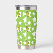 Grinch gluurde sterpatroon geïsoleerde drinkbeker (Rechts)