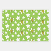 Grinch gluurde sterpatroon inpakpapier vel (Voorkant)