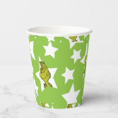 Grinch gluurde sterpatroon papieren bekers (Achterkant)