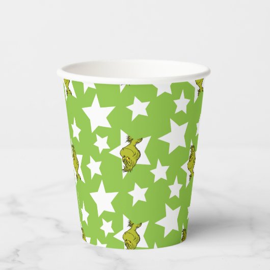 Grinch gluurde sterpatroon papieren bekers (Voorkant)