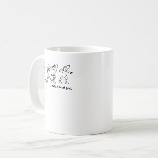 Grinch Grappig Kerstmis 3 Koffiemok (Voorkant links)