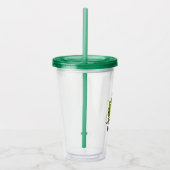Grinch | Grappig Koffie Nodig Acryl Drinkbeker (Rechts)