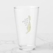 Grinch | Grappig ontspannen Grinch-gezicht Glas (Achterkant)