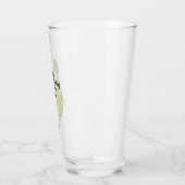 Grinch | Grappig ontspannen Grinch-gezicht Glas (Links)