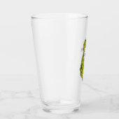 Grinch | Grappig ontspannen Grinch-gezicht Glas (Rechts)