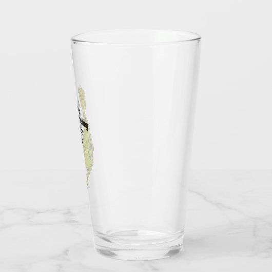Grinch | Grappig Resting Grinch Face Glas (Links)