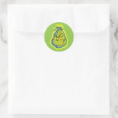 Grinch | Grappig Sorry Dat Ik Te Laat Was Ik Wilde Ronde Sticker (Tas)