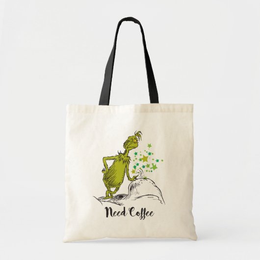 Grinch | Grappige Koffie Nodig Tote Bag (Voorkant)