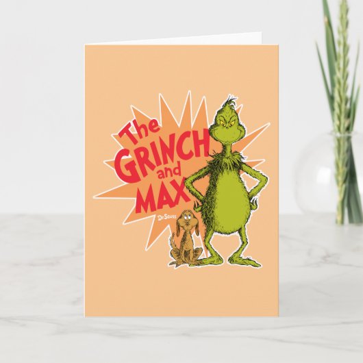 Grinch | Grinch & Max Spetter Kaart (Voorkant)