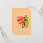 Grinch | Grinch & Max Spuitstuk Kaart (Voorkant / Achterkant in situ)