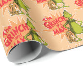 Grinch | Grinch & Max Starburst Cadeaupapier (Rol Hoek)