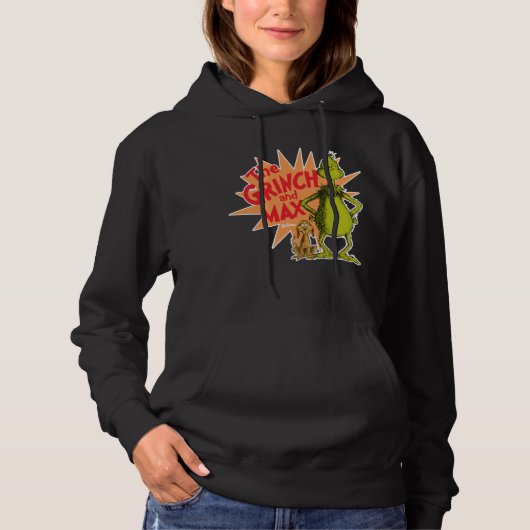 Grinch | Grinch & Max Starburst Hoodie (Voorkant)