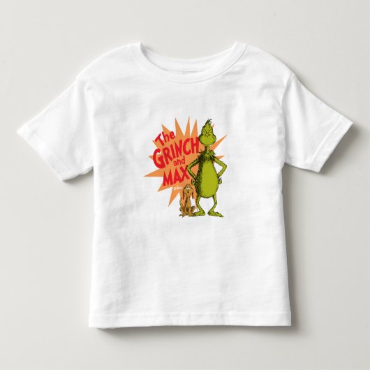 Grinch | Grinch & Max Starburst Kinder Shirts (Voorkant)