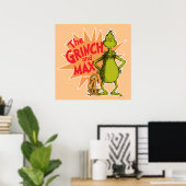 Grinch | Grinch & Max Starburst Poster (Thuiskantoor)