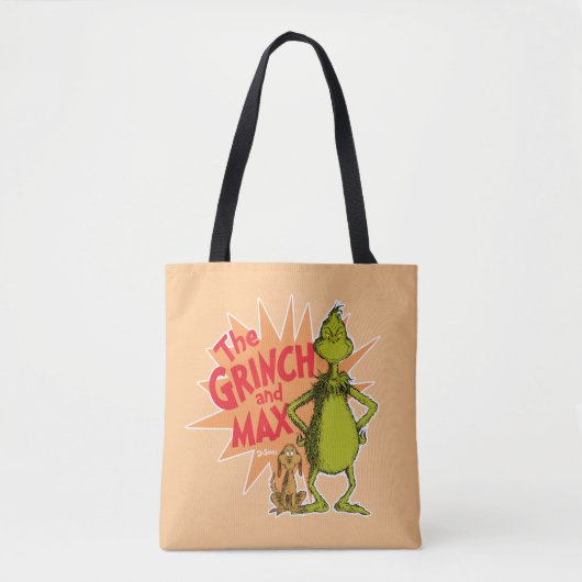 Grinch | Grinch & Max Starburst Tote Bag (Voorkant)