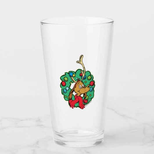 Grinch | Grote Kerstkrans Glas (Voorkant)