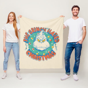 Grinch haatte Kerstmis Fleece Deken