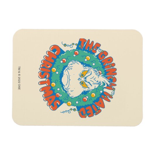 Grinch haatte Kerstmis Magneet (Horizontaal)