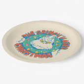 Grinch haatte Kerstmis Papieren Bordje (Gekanteld)