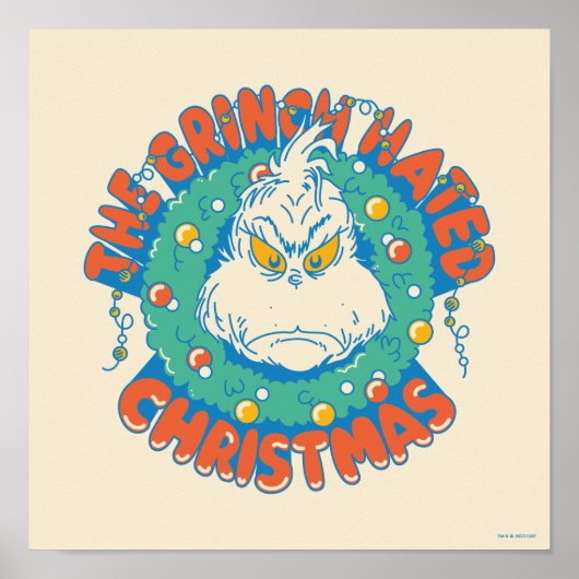 Grinch haatte Kerstmis Poster (Voorkant)