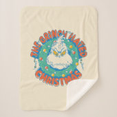 Grinch haatte Kerstmis Sherpa Deken (Voorkant)