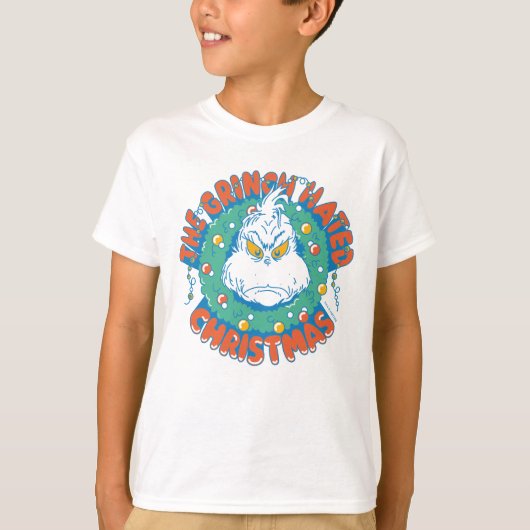 Grinch haatte Kerstmis T-shirt (Voorkant)