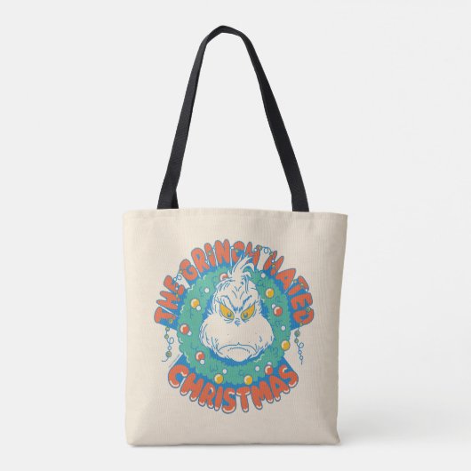 Grinch haatte Kerstmis Tote Bag (Achterkant)