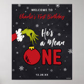 Grinch Hij is een Mean One 1e Verjaardag Poster (Voorkant)