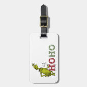 Grinch | Ho Ho Ho Bagagelabel (Voorkant verticaal)