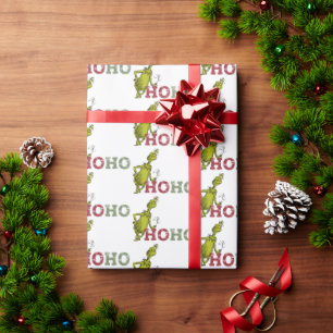 Grinch Ho Ho Ho Cadeaupapier