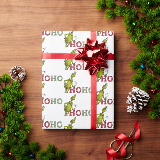Grinch | Ho Ho Ho Cadeaupapier (Feestdagen Geschenken)