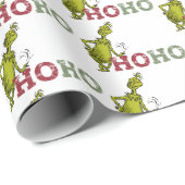 Grinch | Ho Ho Ho Cadeaupapier (Rol Hoek)