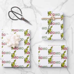 Grinch Ho Ho Ho Inpakpapier Vel