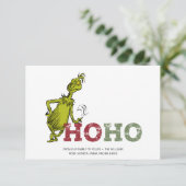 Grinch | Ho Ho Ho Kaart (Staand voorkant)
