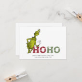 Grinch | Ho Ho Ho Kaart (Voorkant / Achterkant in situ)