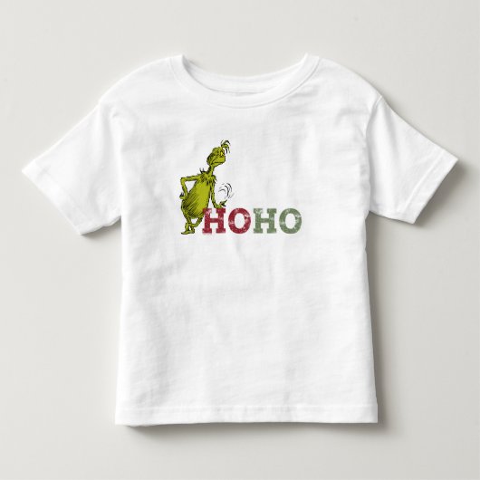 Grinch | Ho Ho Ho Kinder Shirts (Voorkant)