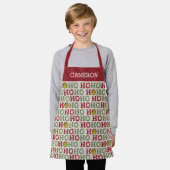 Grinch | Ho Ho Ho Patroon 2 Schort (Gedragen)