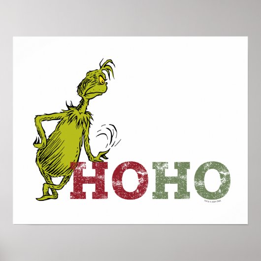 Grinch | Ho Ho Ho Poster (Voorkant)