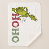 Grinch | Ho Ho Ho Sherpa Deken (Voorkant)