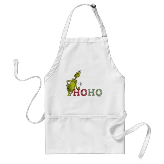 Grinch | Ho Ho Ho Standaard Schort (Voorkant)