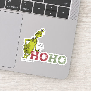 Grinch Ho Ho Ho Sticker