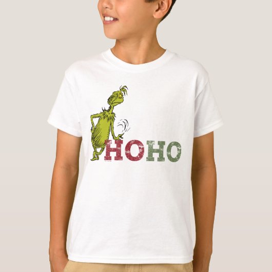 Grinch | Ho Ho Ho T-shirt (Voorkant)