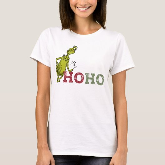 Grinch | Ho Ho Ho T-shirt (Voorkant)
