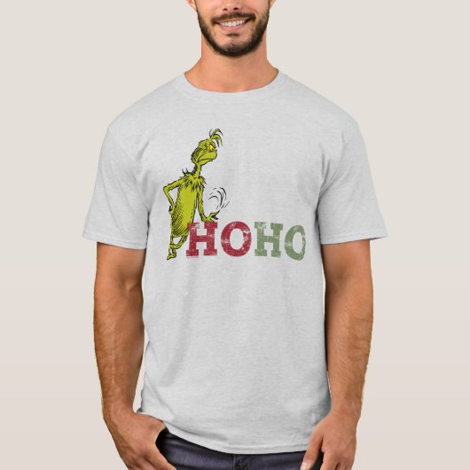 Grinch | Ho Ho Ho T-shirt (Voorkant)