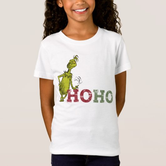 Grinch | Ho Ho Ho T-shirt (Voorkant)