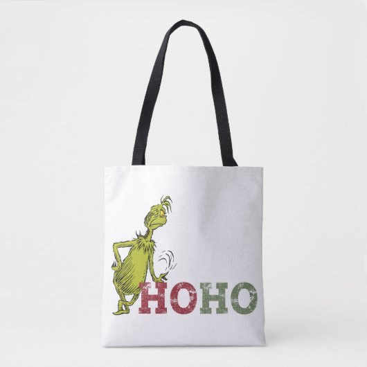 Grinch | Ho Ho Ho Tote Bag (Voorkant)