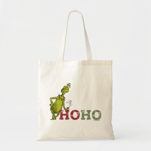 Grinch | Ho Ho Ho Tote Bag (Voorkant)