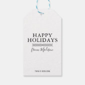 Grinch Holds Cindy Lou Who Cadeaulabel (Achterkant)